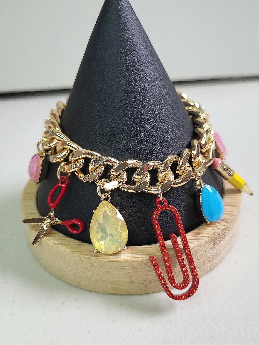 Betsey Johnson Back To School Teacher Necklace Bracelet And Earrings Set. NWT - Picture 8 of 16